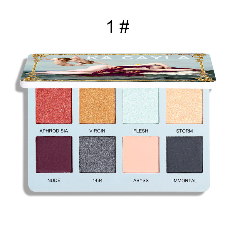 Creative Matte Pearl Glitter Eyeshadow Palette