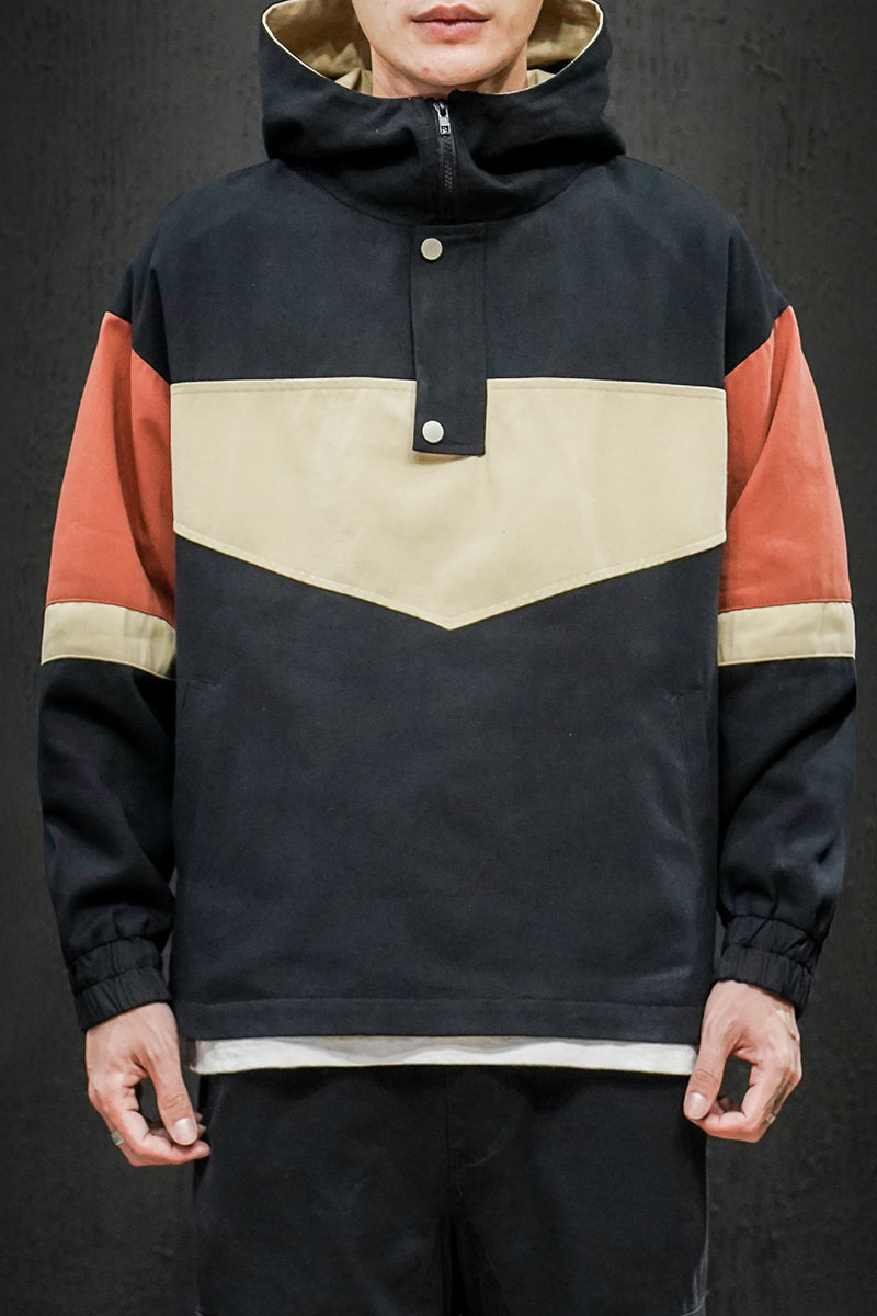 Men's Casual Color-Block Jackets