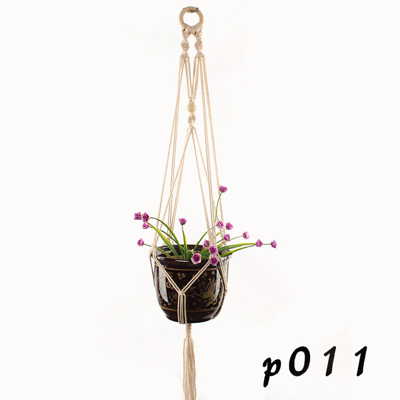 Macramé Rope Woven Indoor and Outdoor Planter