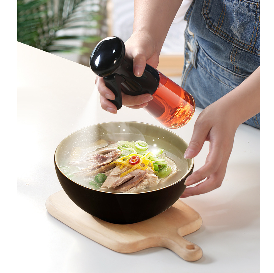 Press-on Cooking Oil BBQ Spray Bottle