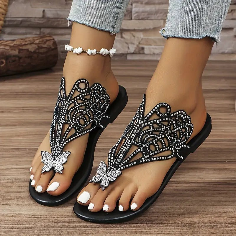 Butterfly Accent Sandals