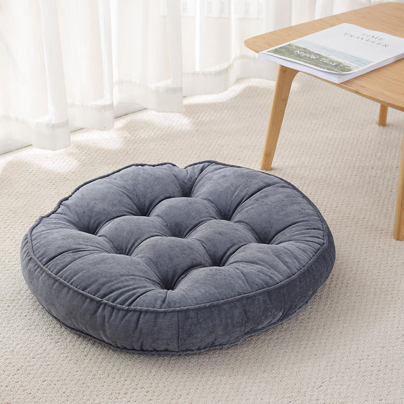 Corduroy Solid Color Padded Cushion