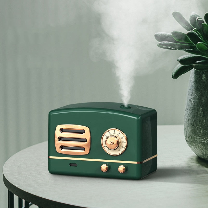 Cute Retro Radio Humidifier Literary Style