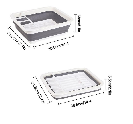 Folding Kitchen Drain Dish Rack