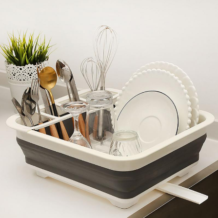 Folding Kitchen Drain Dish Rack