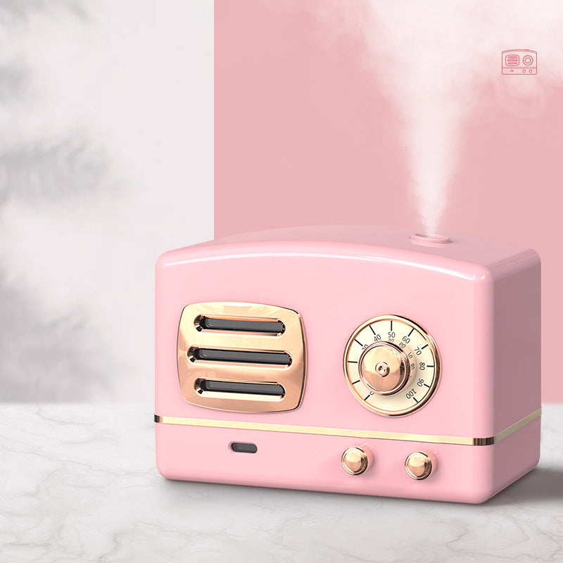 Cute Retro Radio Humidifier Literary Style