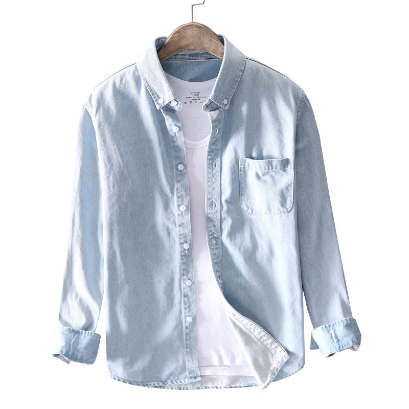 Men's Cotton Denim Shirt