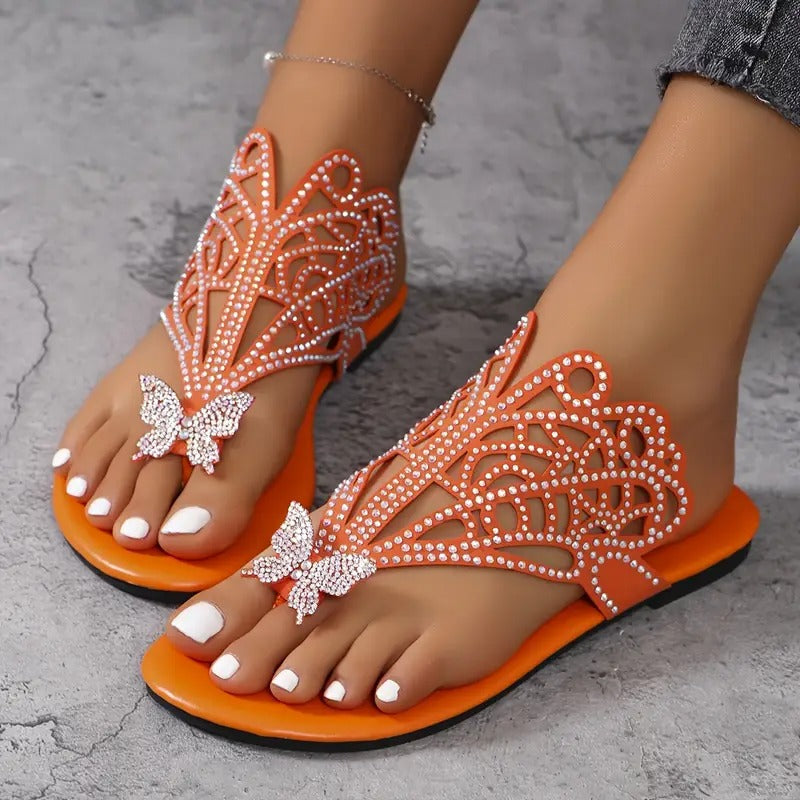 Butterfly Accent Sandals
