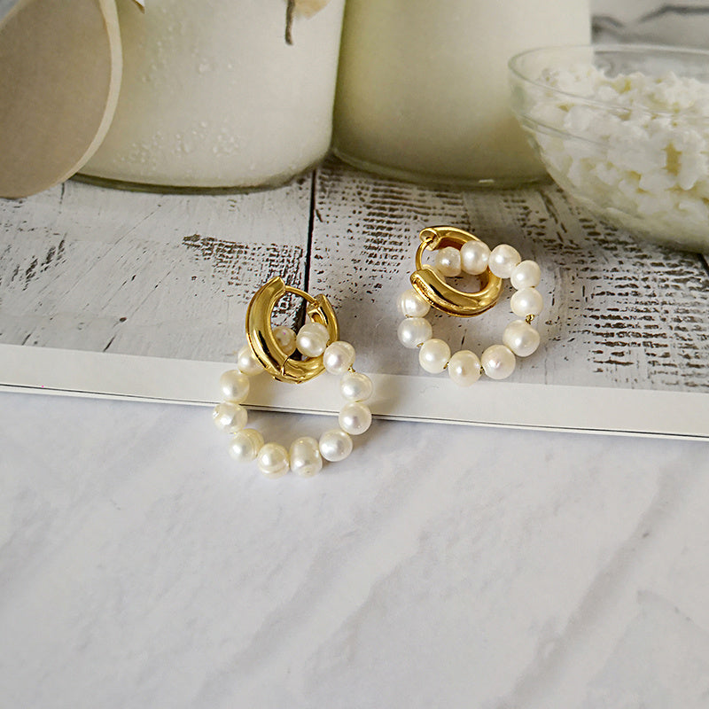 Vintage Freshwater Pearl Earrings