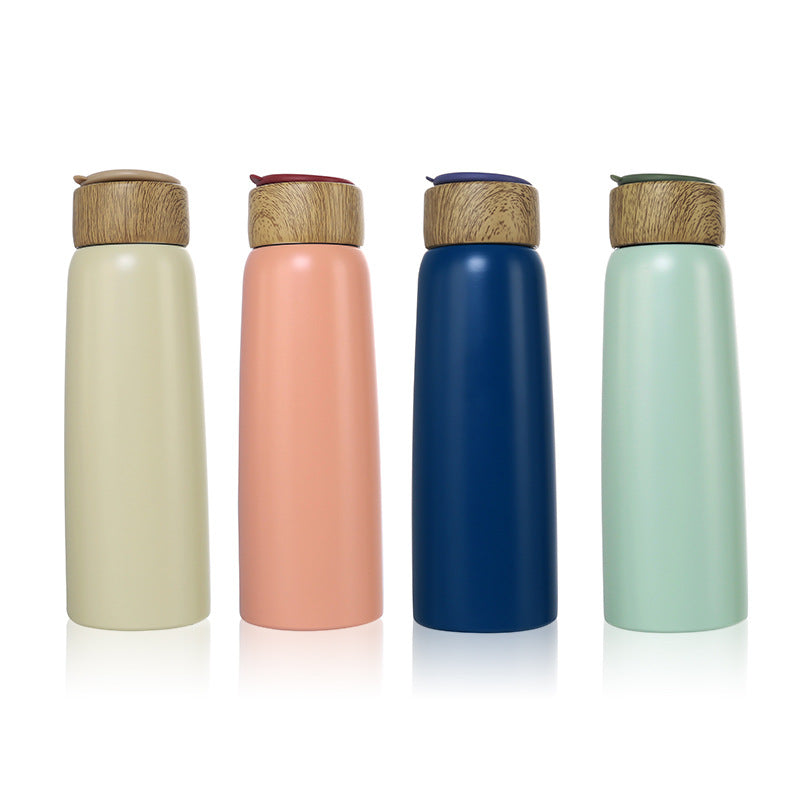 Nordic Imitation Wood Insulated Stainless Steel Water Tumbler