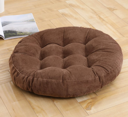 Corduroy Solid Color Padded Cushion