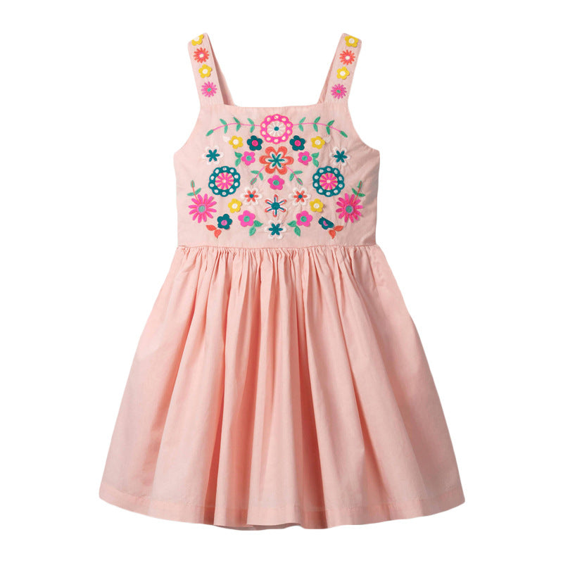 Knitted Embroidered Children's Dress