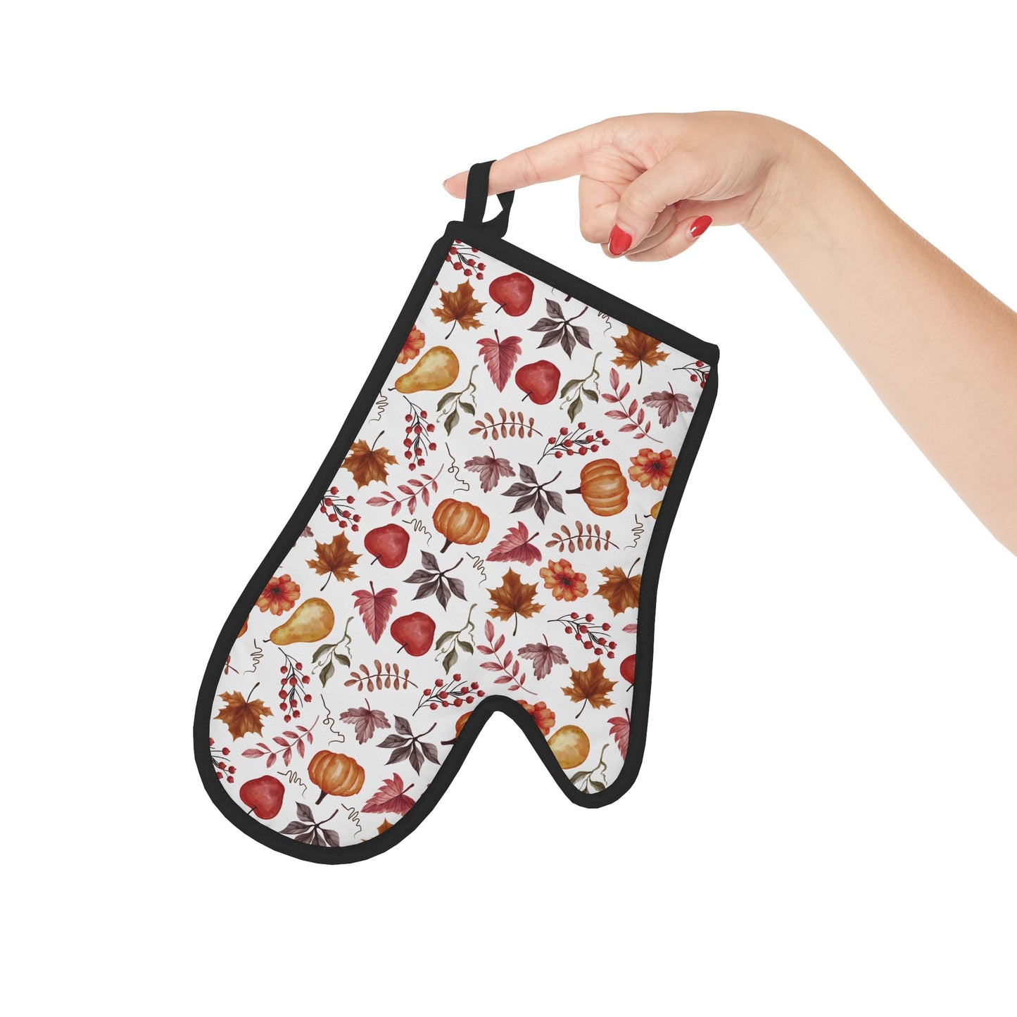 Fall Leaves Oven Glove, Autumn Oven Glove, Thanksgiving Oven Glove