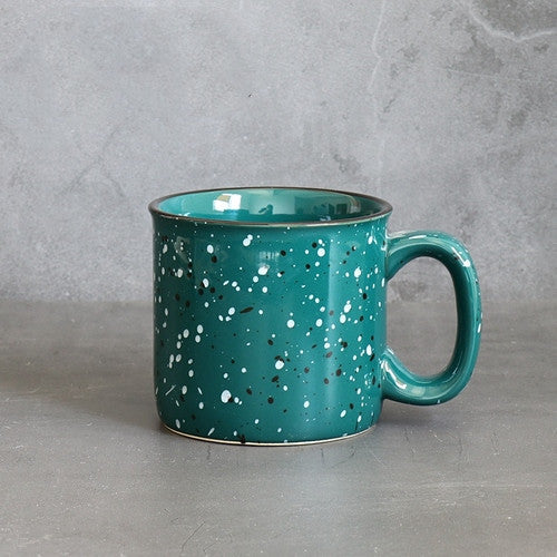 Abstract Starry Sky Retro Large Capacity Mug Ceramic Mug