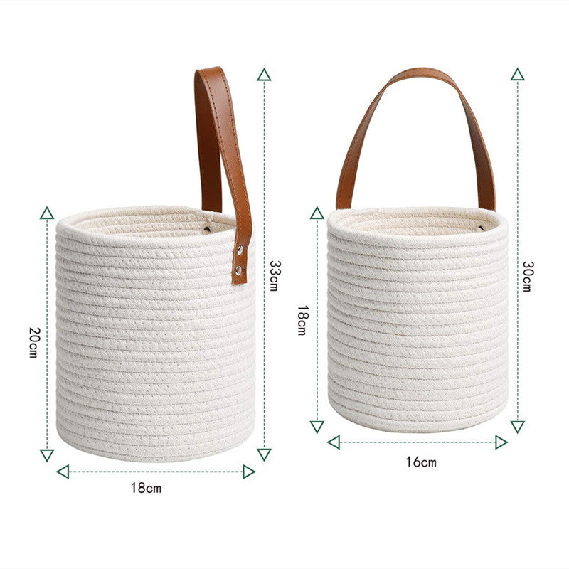 Rattan Wall Hanging Handmade Woven Hanging Basket