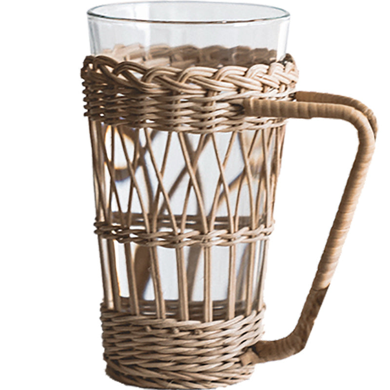 Rattan Woven Cup Set Cup Gift