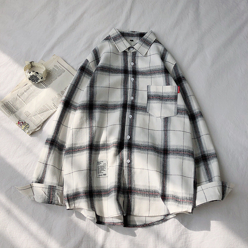 Loose Design Sense Retro Oversized Style Shirt Jacket Top