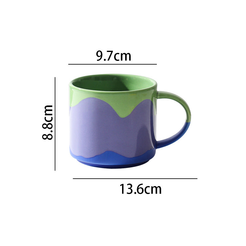 Personality Creative Painted Ceramic Mug