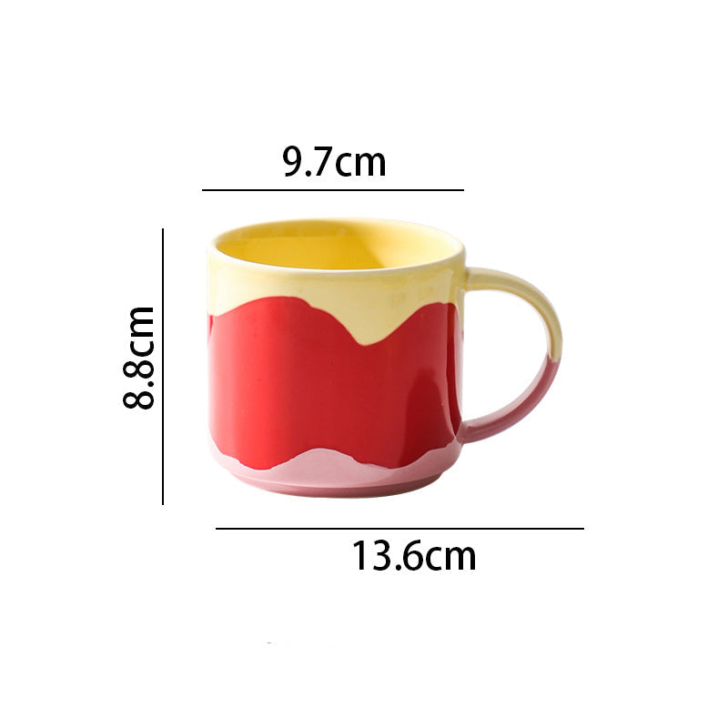 Personality Creative Painted Ceramic Mug