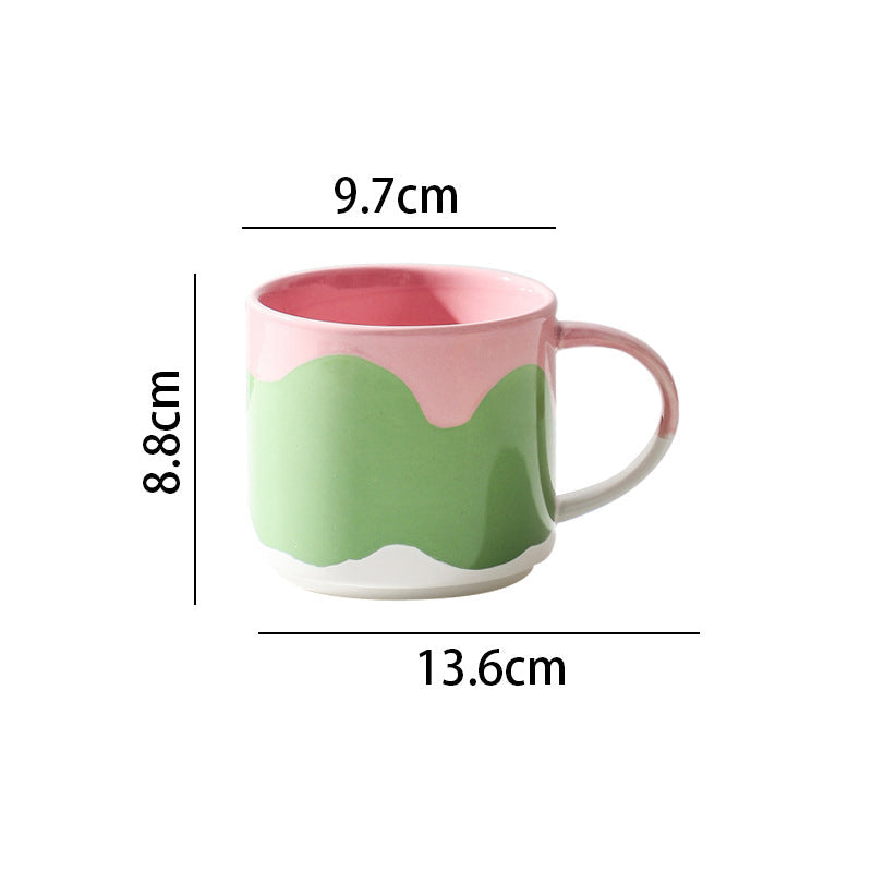 Personality Creative Painted Ceramic Mug