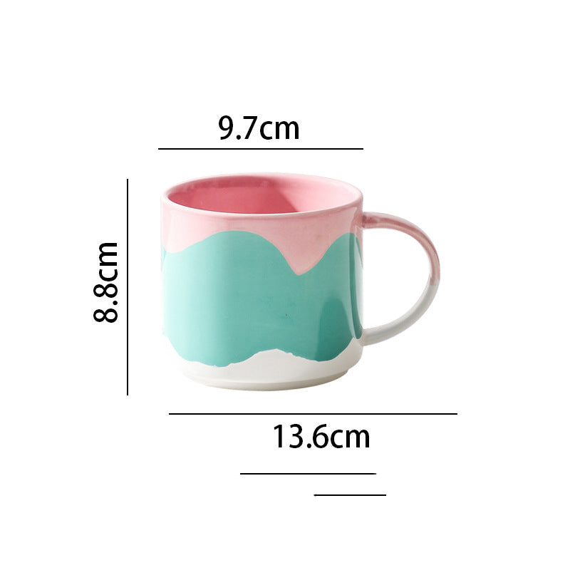 Personality Creative Painted Ceramic Mug