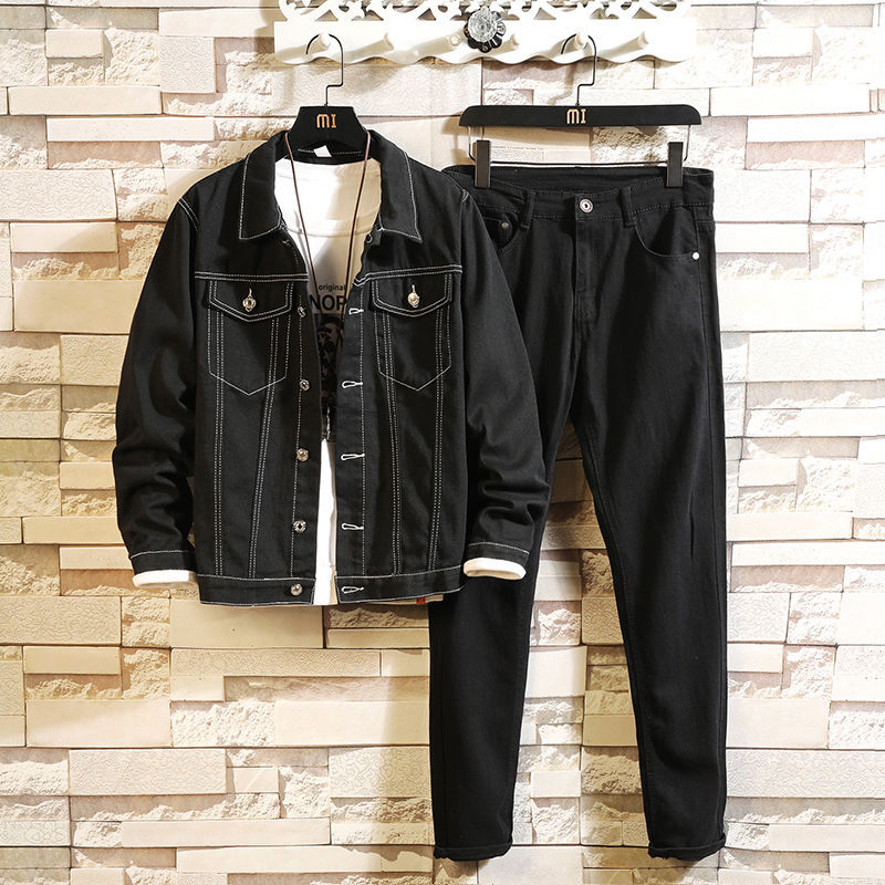 Autumn Denim Suit Male Long Sleeve Jacket