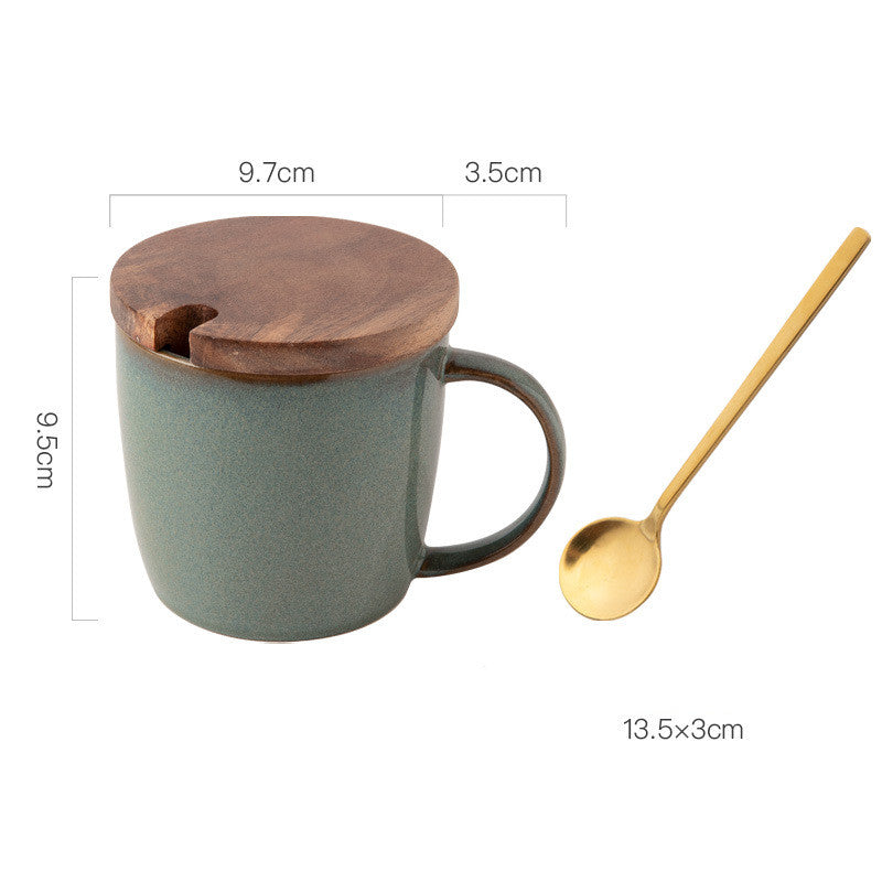 Creative Retro Ceramic Simple Breakfast Cup 13.5 oz