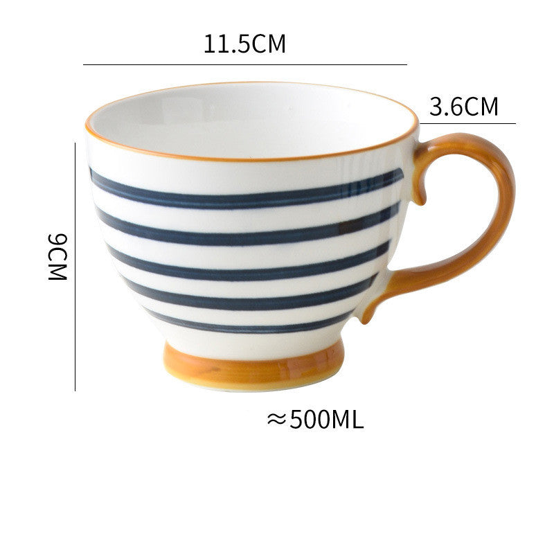 Afternoon Cup Ceramic Cup Home Breakfast Large Capacity Mug