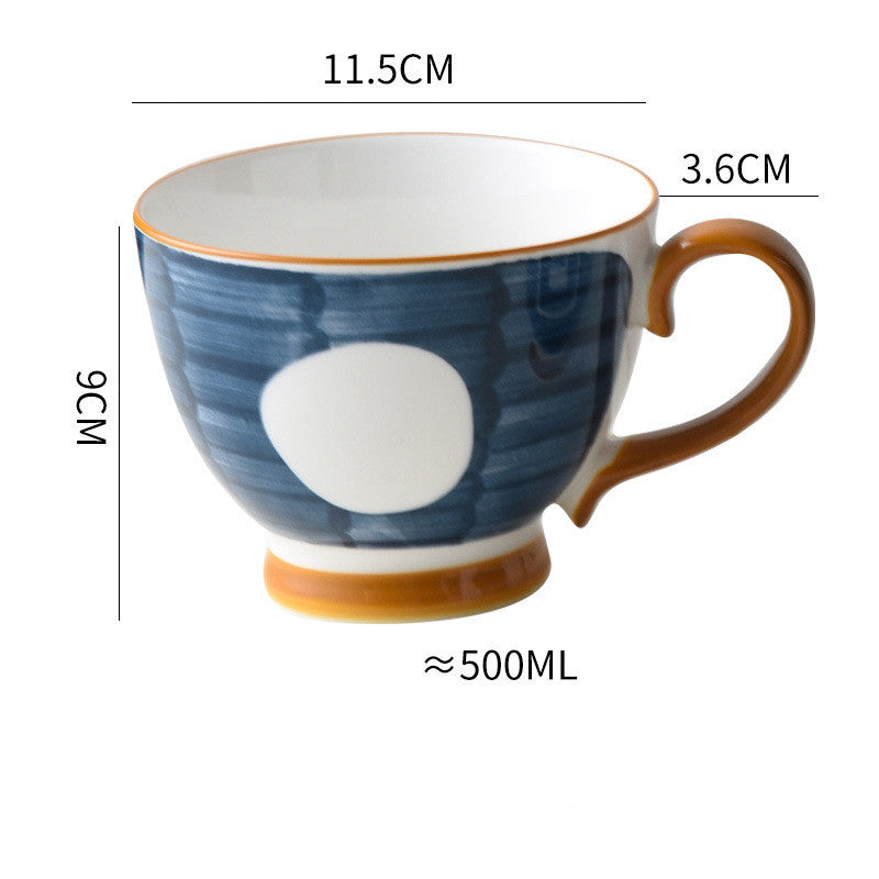 Afternoon Cup Ceramic Cup Home Breakfast Large Capacity Mug