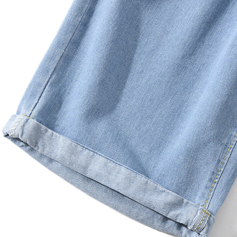 Denim Shorts Men's Summer Pants Couple Wear Spring And Summer Casual All-match Five-point Pants