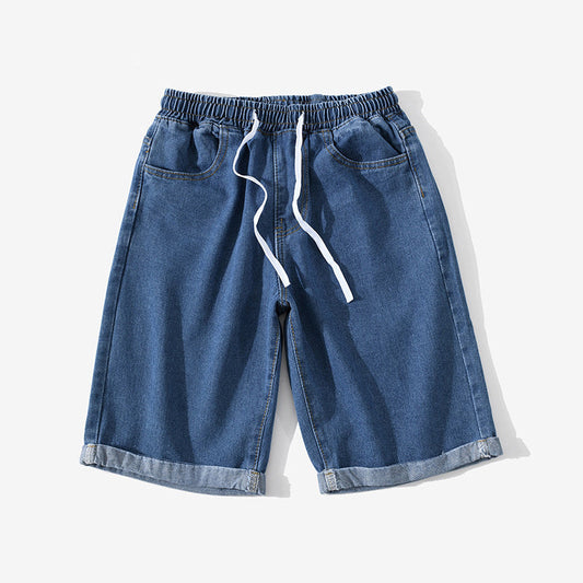 Denim Shorts Men's Summer Pants Couple Wear Spring And Summer Casual All-match Five-point Pants