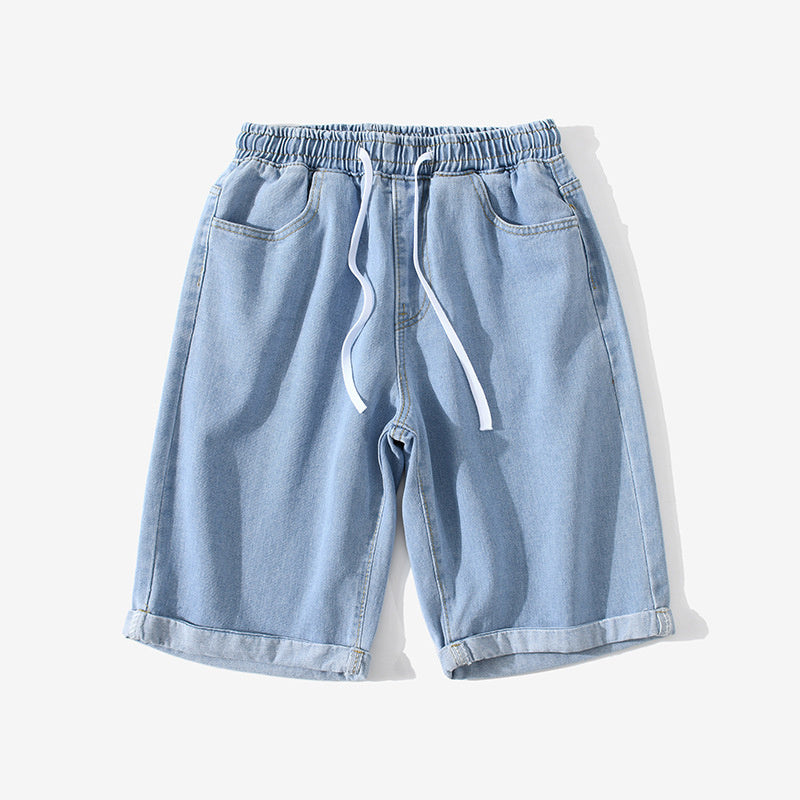 Denim Shorts Men's Summer Pants Couple Wear Spring And Summer Casual All-match Five-point Pants