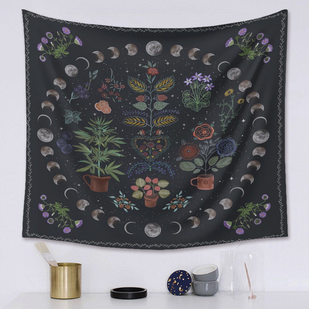 Moon Phase Tapestry Tarot Tapestry Ins Tapestry