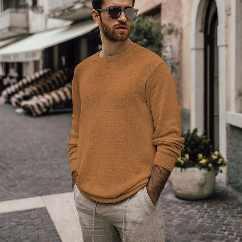 Autumn and Winter Long-Sleeved knitted Pullover