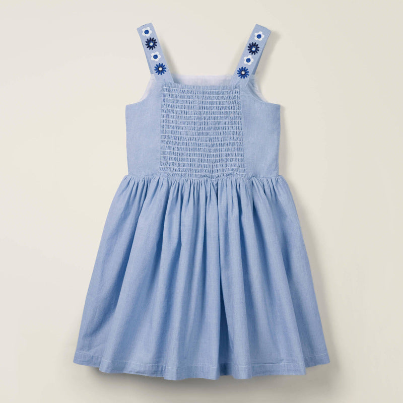 Knitted Embroidered Children's Dress