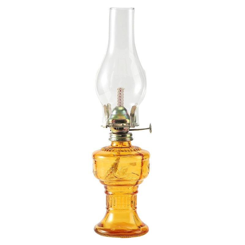 Retro Vintage Glass Kerosene Lamp