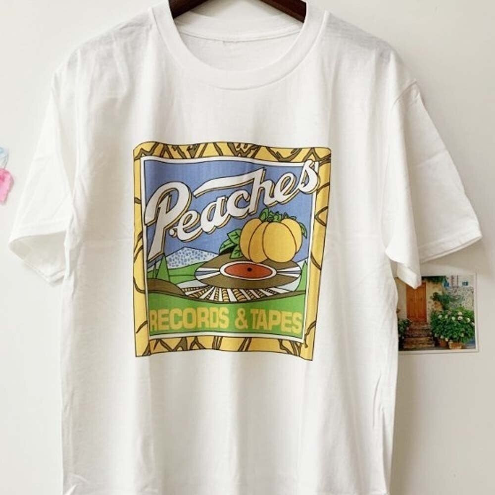 Peach Retro Net Red Short Sleeve