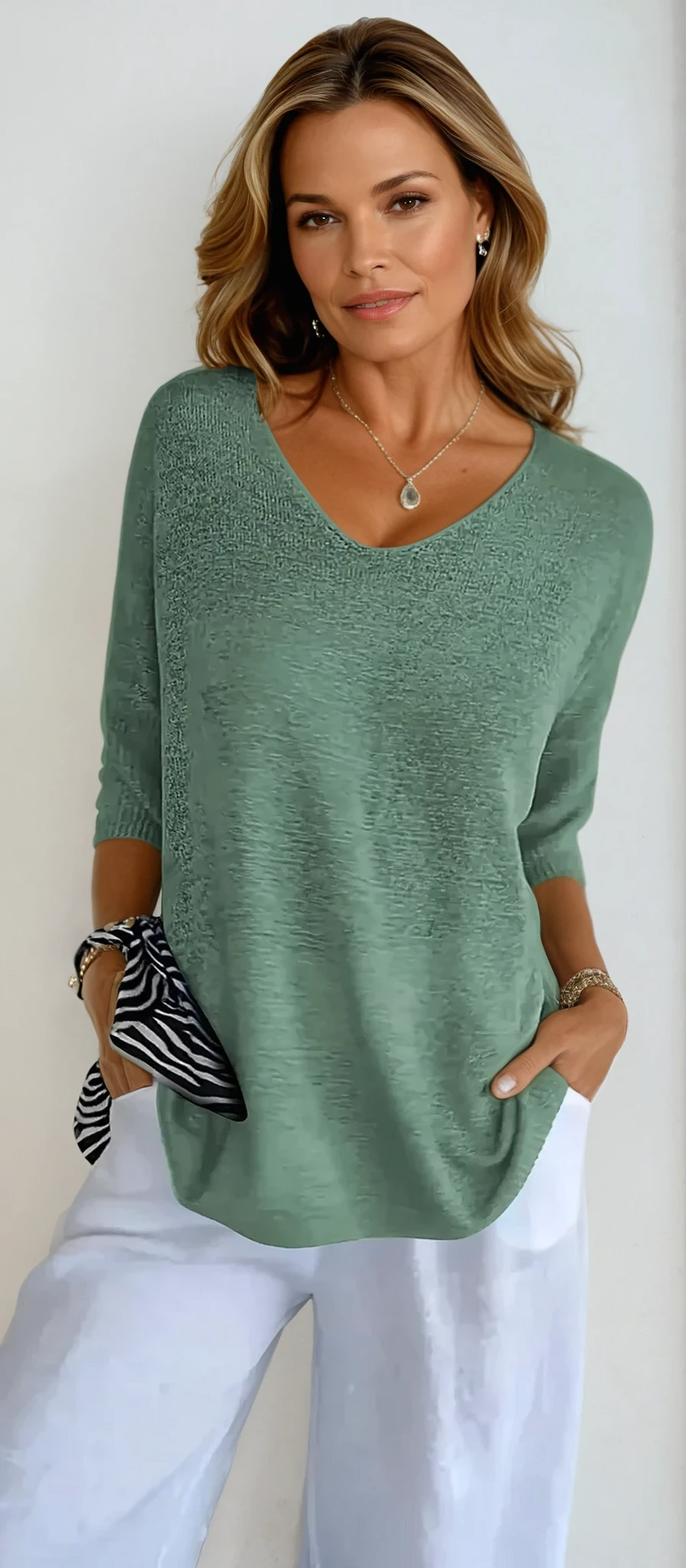 Slimming V-Neck Top
