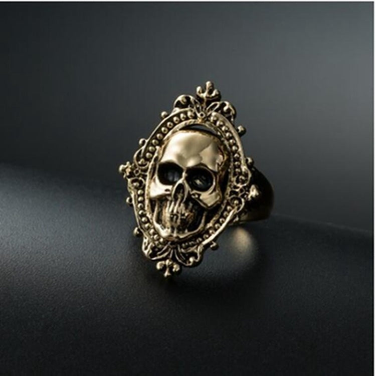 Punk Style Ring Skull Head Ornament Ghost Head