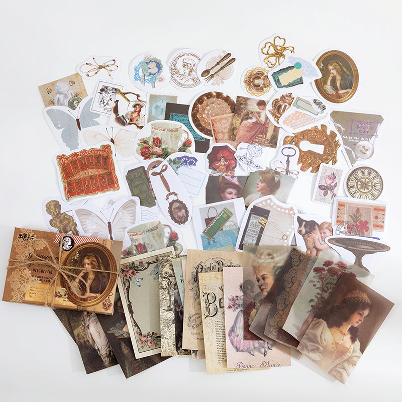 DIY Decorative Stickers For Collage, Scrapbooking, Journaling