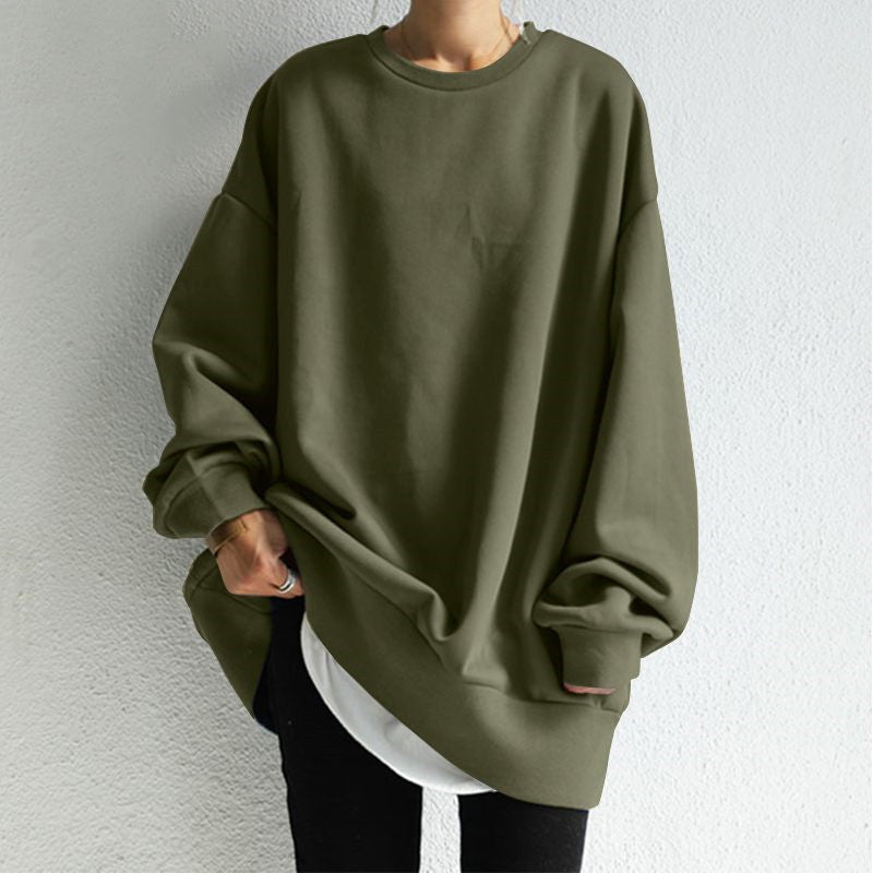 Women's Oversized Pullover Round Neck Loose Sweater