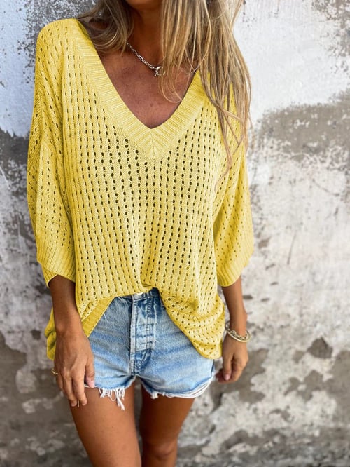 Loose Crochet Beach Top