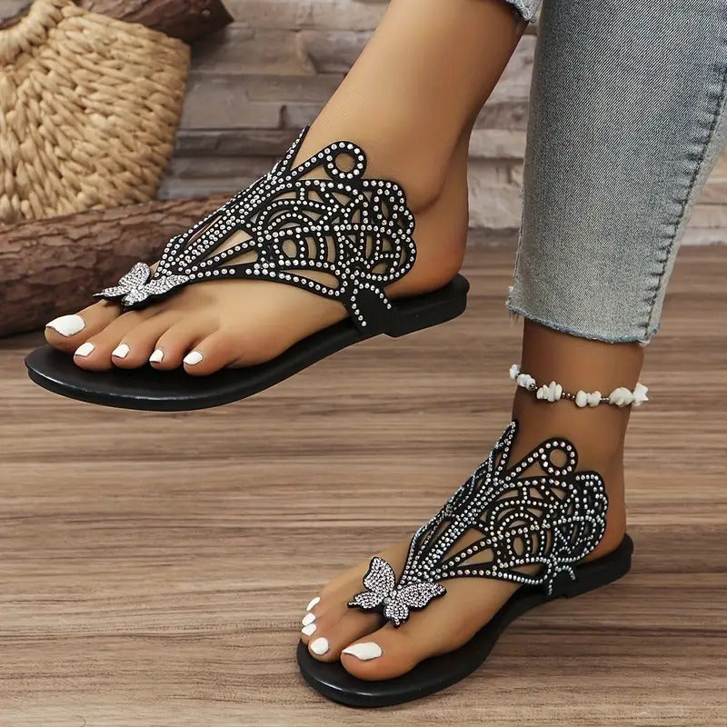 Butterfly Accent Sandals