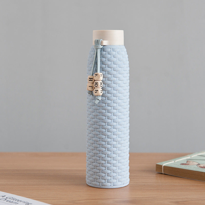Rattan Style Woven Tumbler