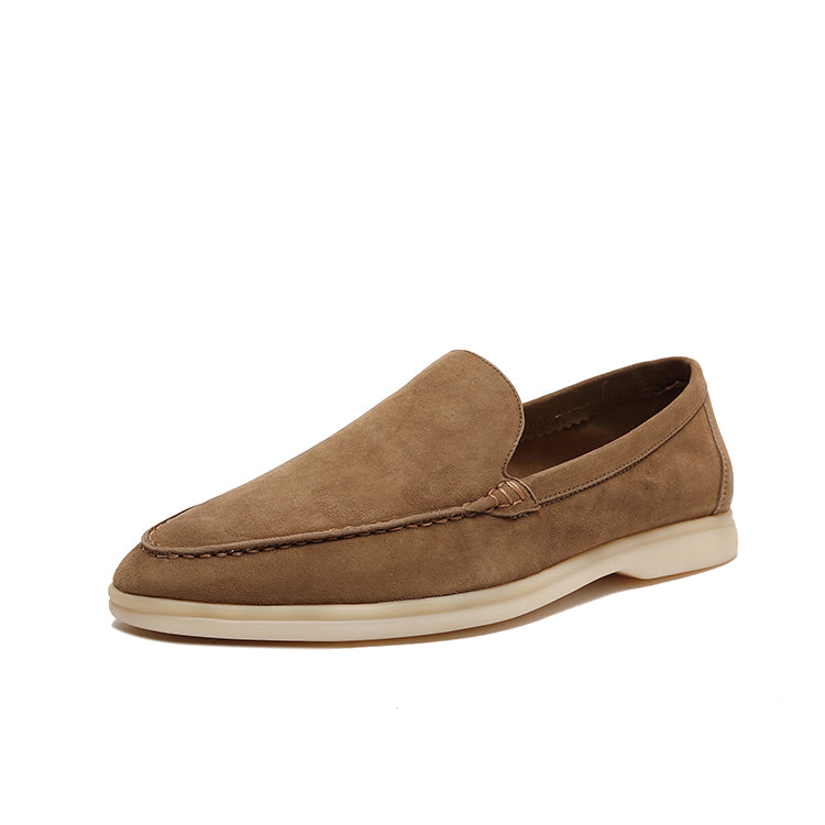 Men's Soft Sole Nubuck Sheepskin Loafers