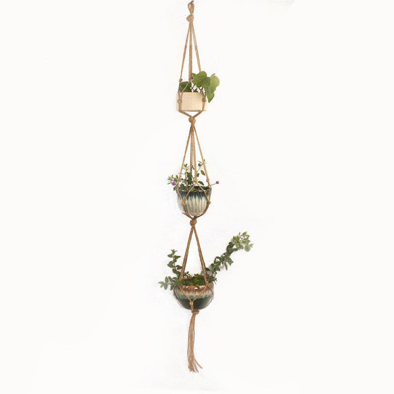 Macramé Rope Woven Indoor and Outdoor Planter