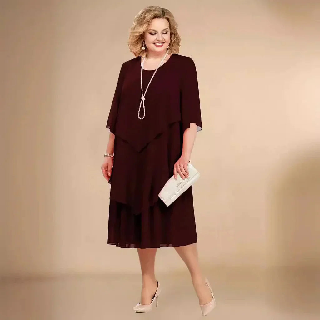 Timeless Layered Elegance Dress