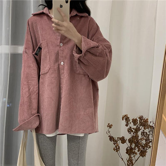 Women's Comfort Colors Corduroy Shirt Jacket