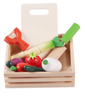 Vegetable Fruit Cut Cutler Children's Play Kitchen Toy