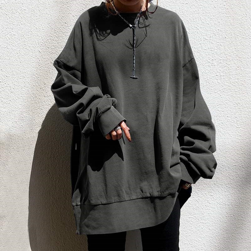 Women's Oversized Pullover Round Neck Loose Sweater